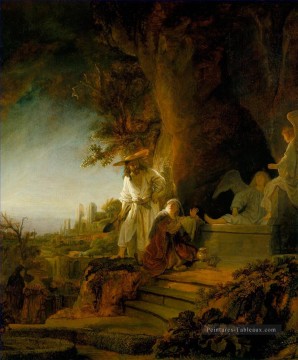 Religieuse œuvres - Christ et Sainte Marie Madeleine au Tombeau Rembrandt van Rijn Catholique chrétien